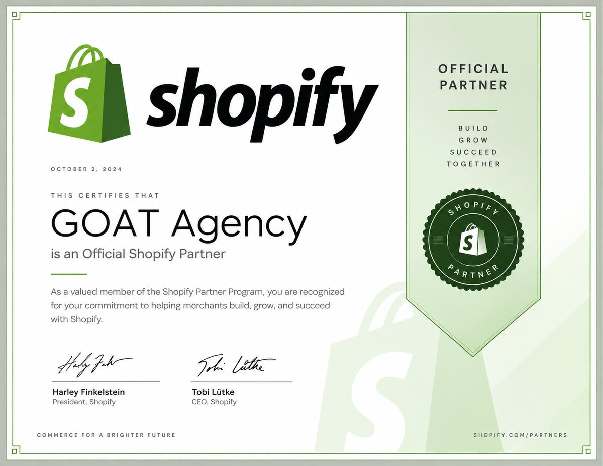 Shopify Partner credential